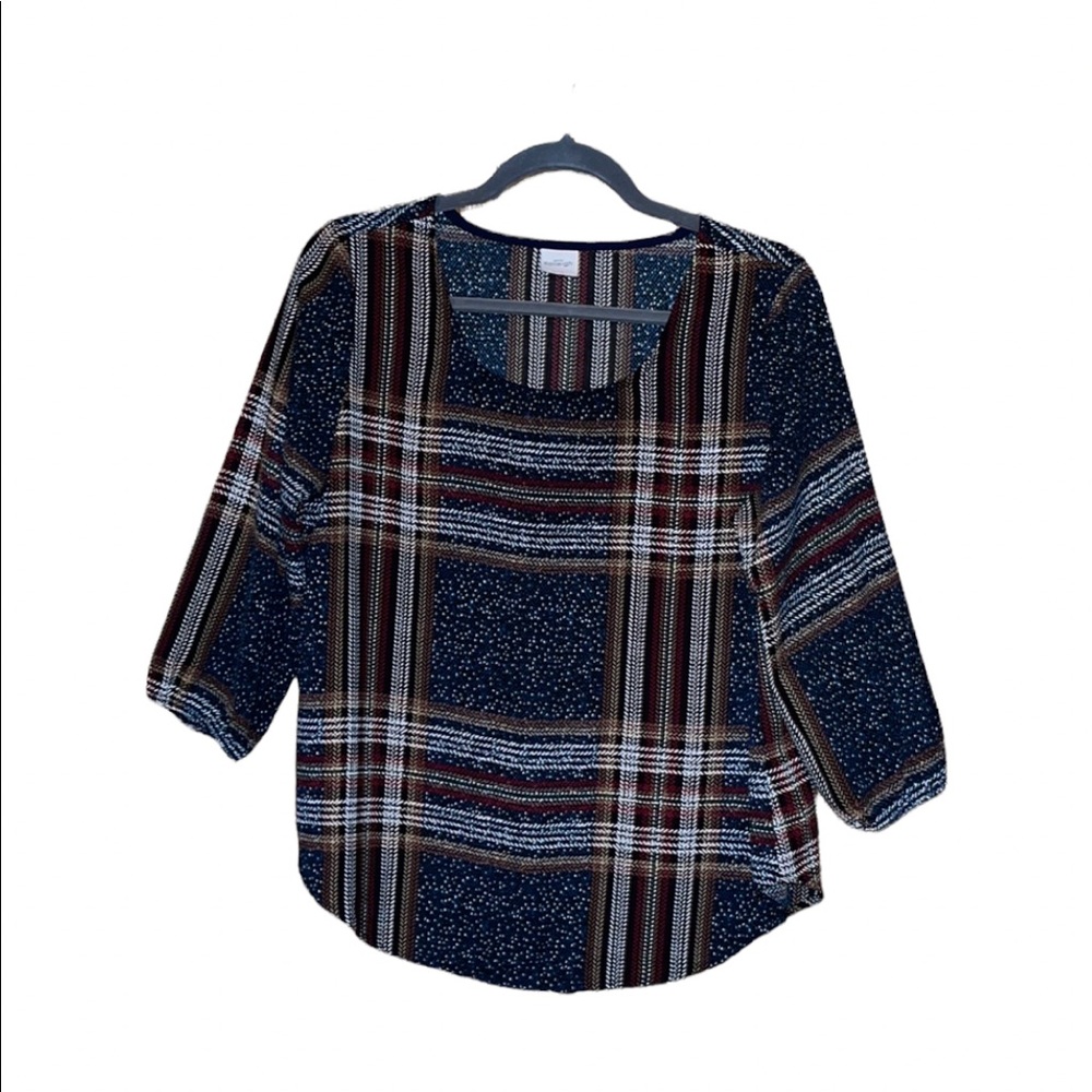 Kaileigh Navy Blouse